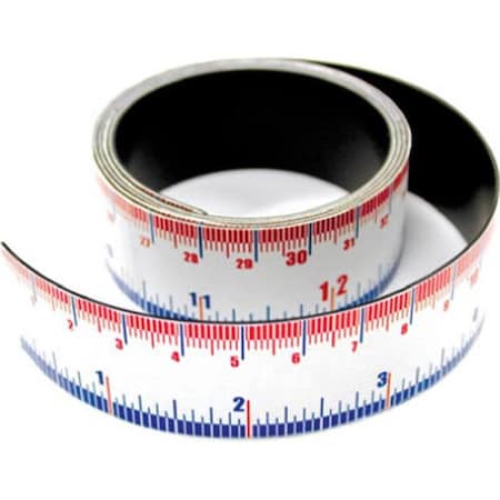 Master Magnetics Master Magnetics 07286 1 x 1 in. Magnetic Measuring Tape 587602